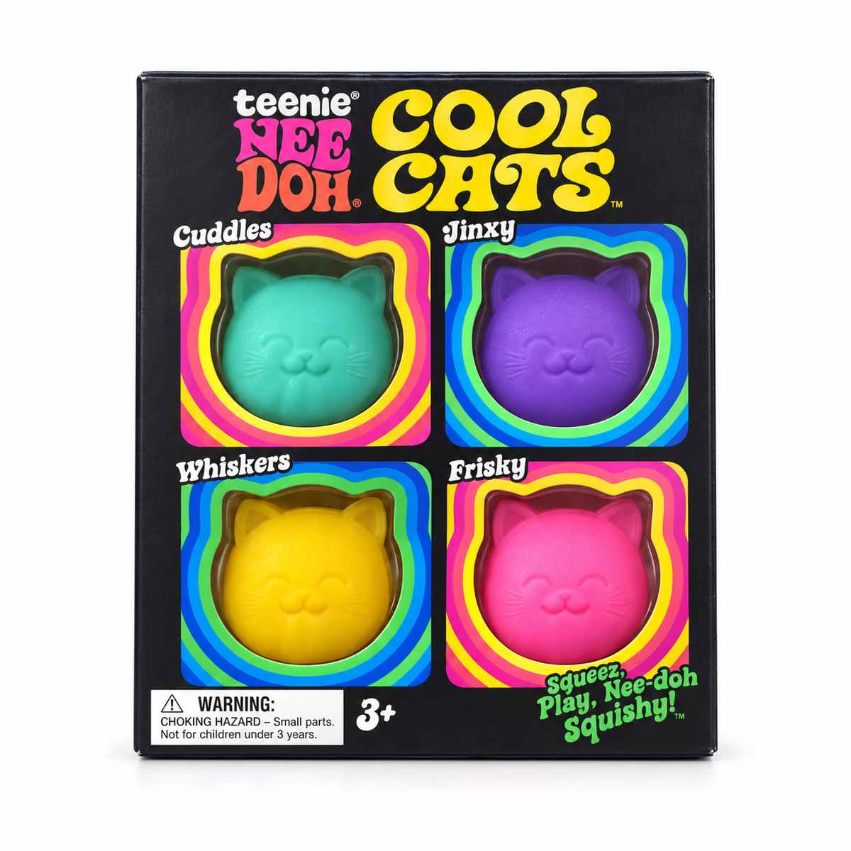 Cool Cats Squishy Set 4 Pieces  (replica)