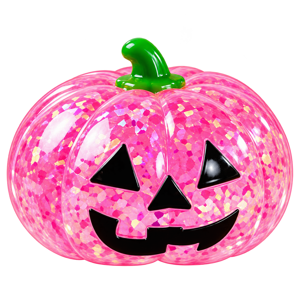 Halloween Pumpkin Glitter Squishy
