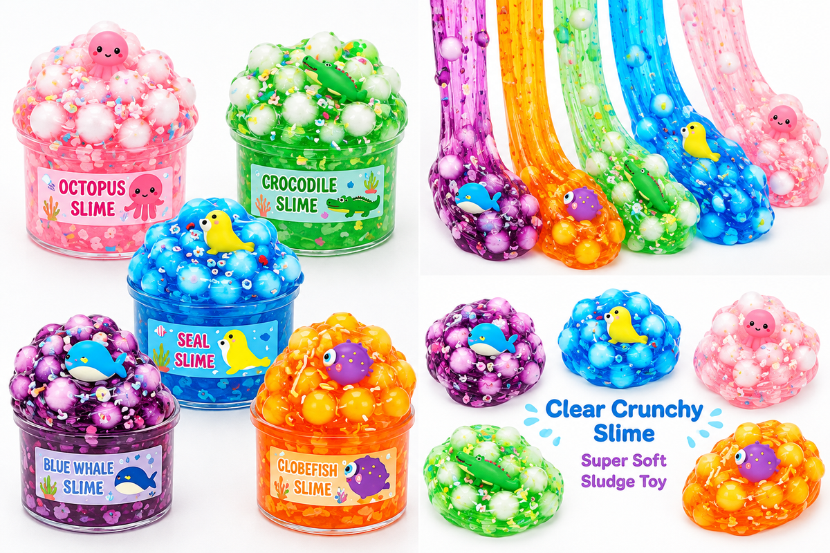 Tiny Ocean Animal Crunchy Slime