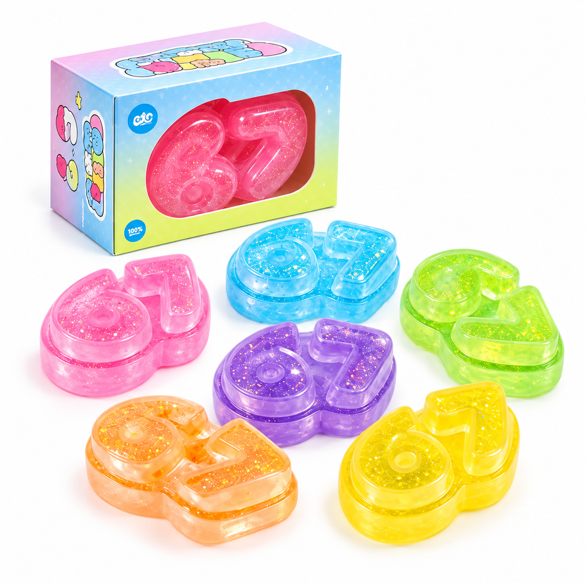 67 Glitter Squishy