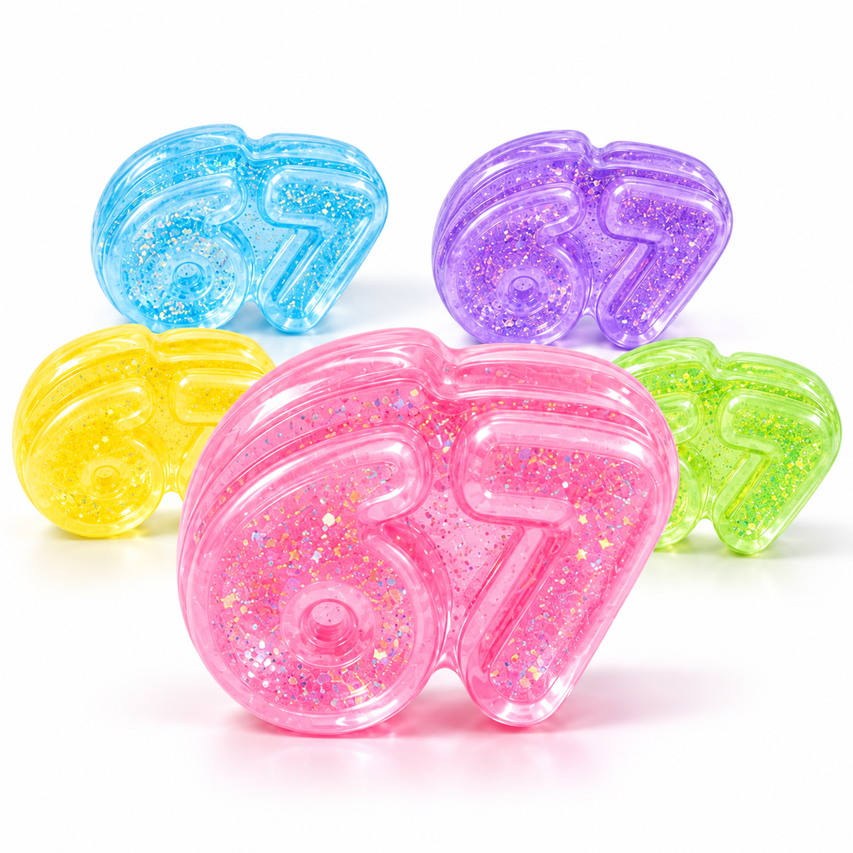 67 Glitter Squishy