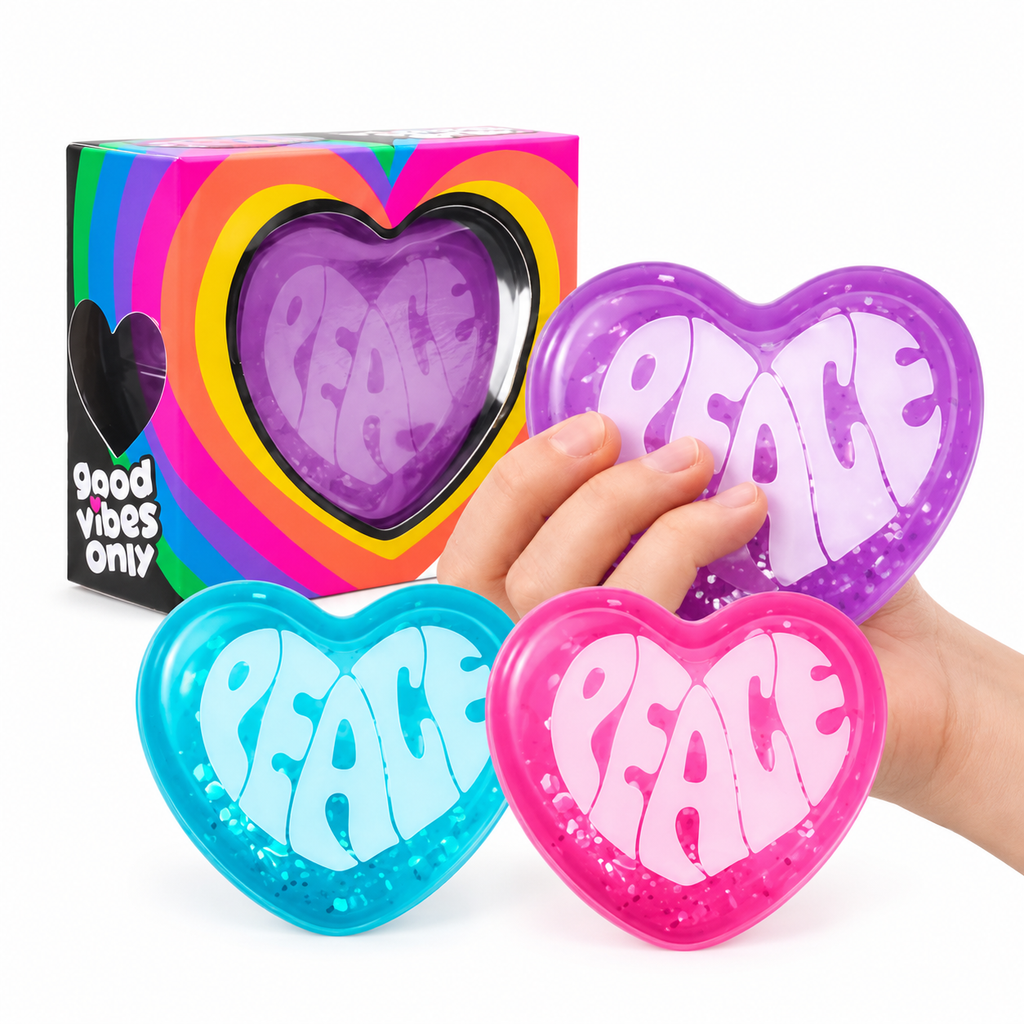 Tiny Peace Heart Squishy