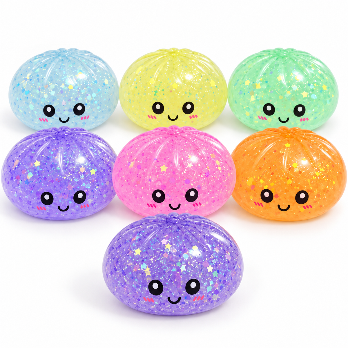 Mystery Glitter Dumpling Squishy