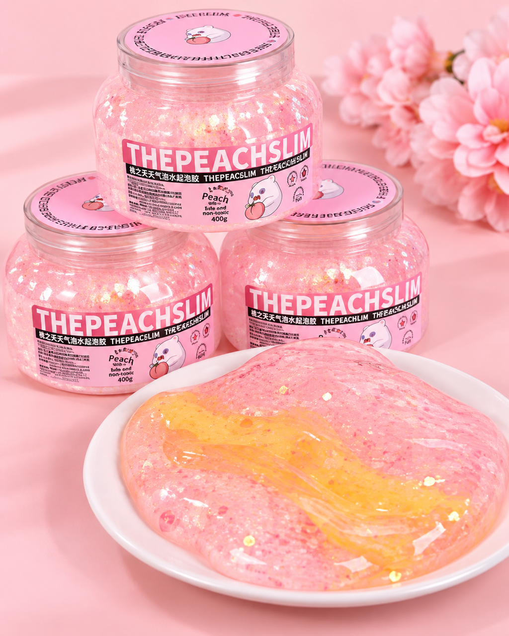 Fruit Scented Glitter Slime