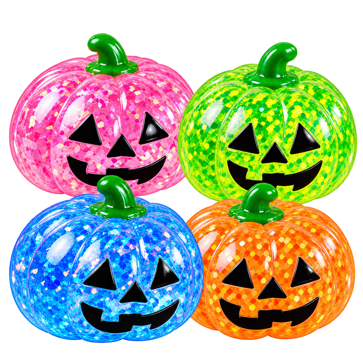 Halloween Pumpkin Glitter Squishy
