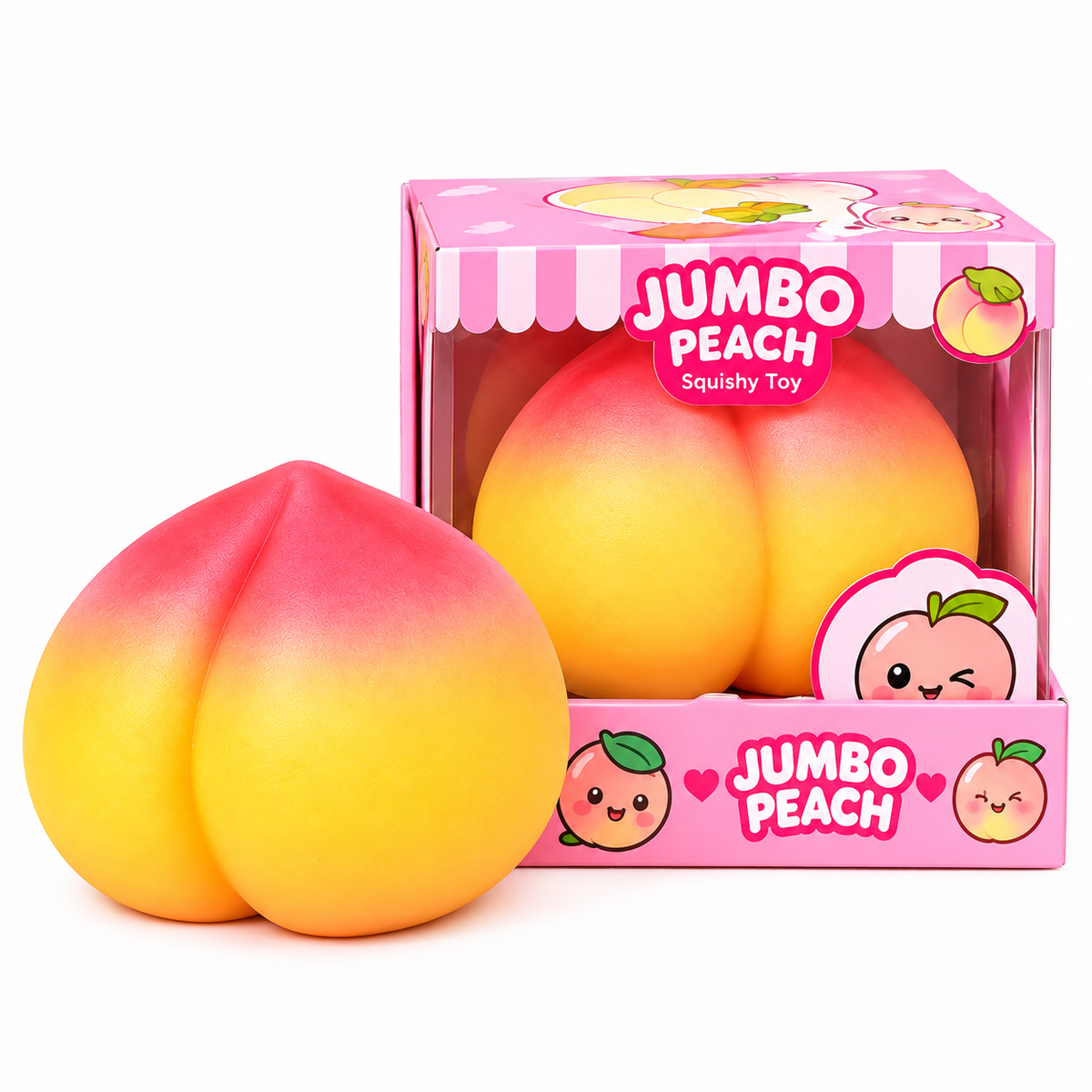 Jumbo Peach Squishy
